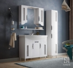 Комплект мебели для ванной Corozo Corozo Стефания 105 Белый