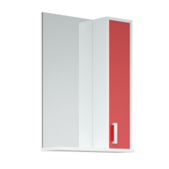 Зеркало-шкаф Corozo Koral Колор 50 9771 Красный