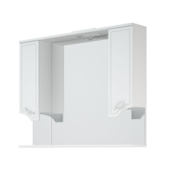 Зеркало-шкаф Corozo Koral Симфония 105С 2473 Белый